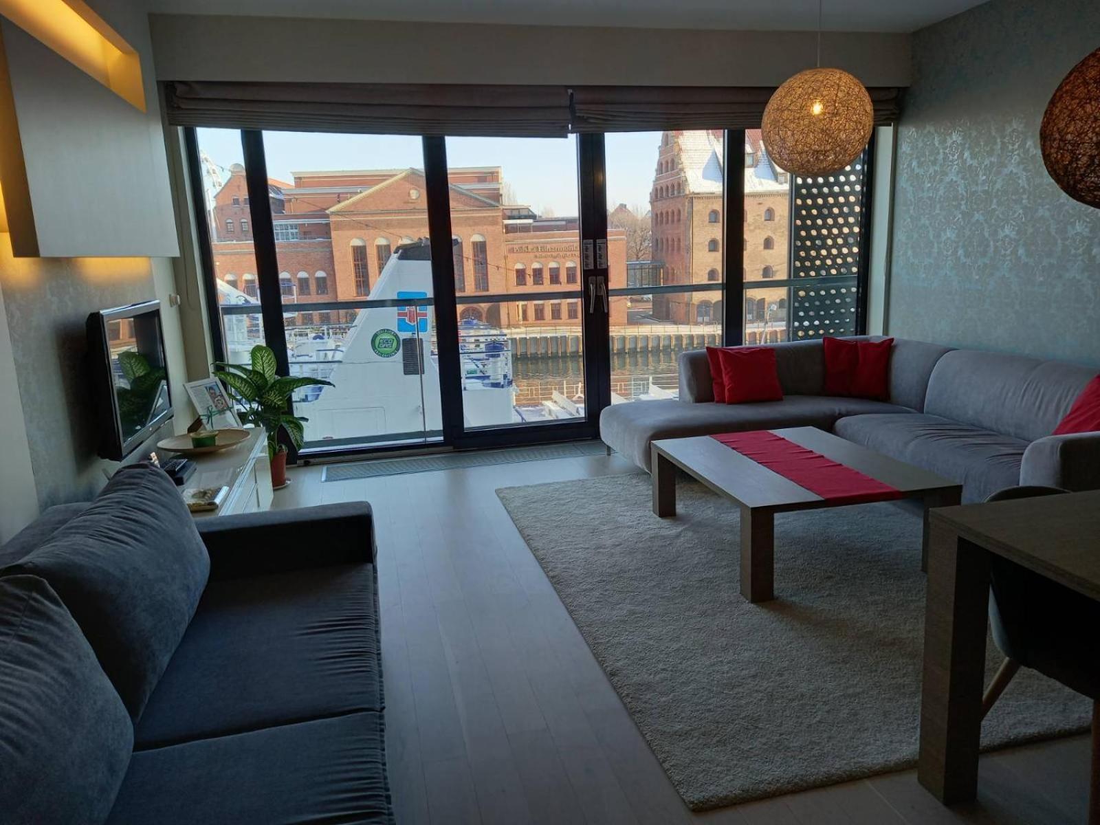 Apartment With An Amazing View 그단스크 외부 사진